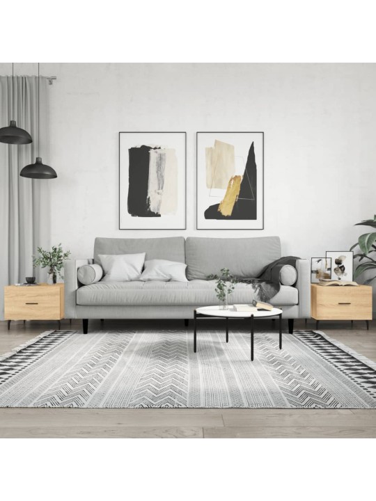 Konferenční stolky 2 ks dub sonoma 50x50x40 cm kompozitní dřevo