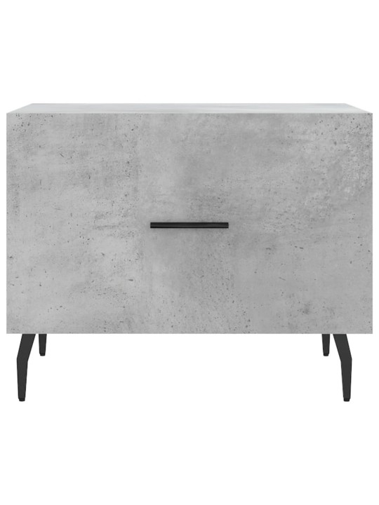 Konferenční stolek betonově šedý 50x50x40 cm kompozitní dřevo
