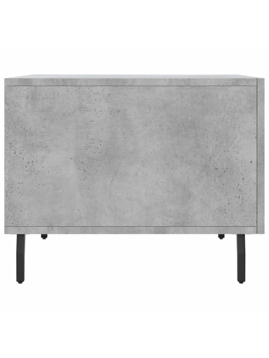 Konferenční stolky 2 ks betonově šedé 50 x 50 x 40 cm kompozit