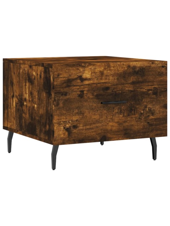 Konferenční stolek kouřový dub 50x50x40 cm kompozitní dřevo