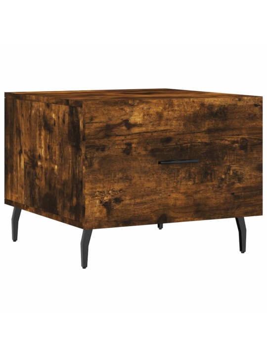 Konferenční stolky 2 ks kouřový dub 50x50x40cm kompozitní dřevo