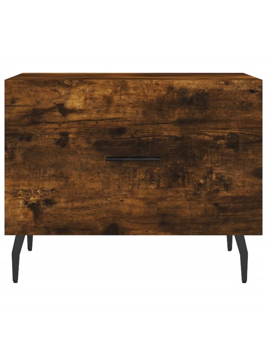 Konferenční stolky 2 ks kouřový dub 50x50x40cm kompozitní dřevo