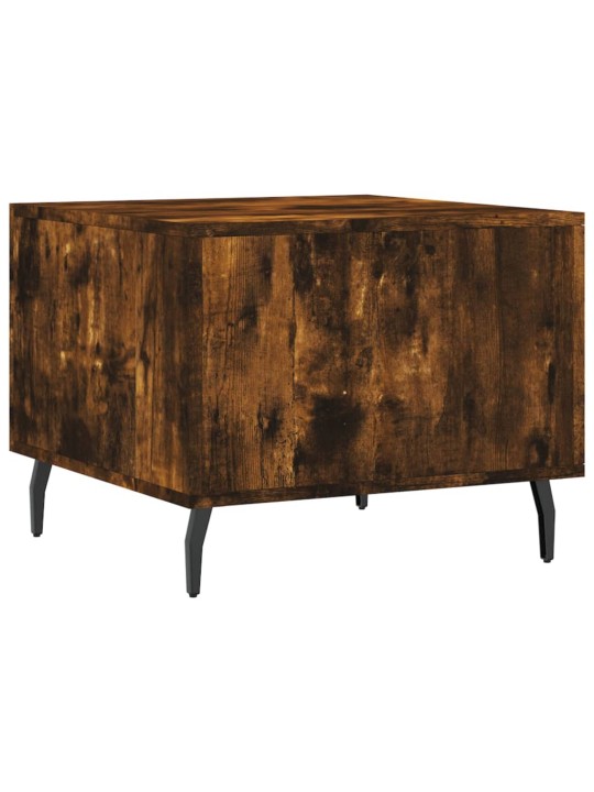 Konferenční stolky 2 ks kouřový dub 50x50x40cm kompozitní dřevo