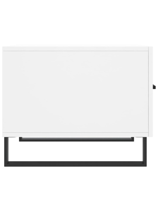 Konferenční stolky 2 ks bílé 50 x 50 x 40 cm kompozitní dřevo