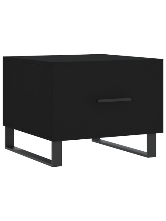 Konferenční stolky 2 ks černé 50 x 50 x 40 cm kompozitní dřevo