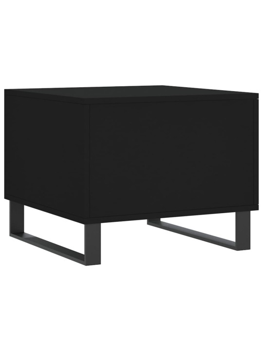 Konferenční stolky 2 ks černé 50 x 50 x 40 cm kompozitní dřevo