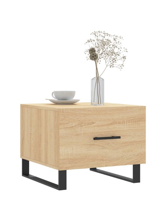 Konferenční stolky 2 ks dub sonoma 50x50x40 cm kompozitní dřevo