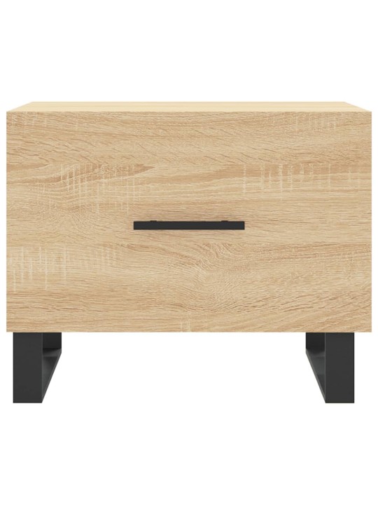 Konferenční stolky 2 ks dub sonoma 50x50x40 cm kompozitní dřevo