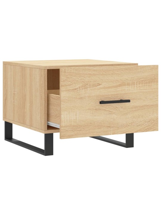 Konferenční stolky 2 ks dub sonoma 50x50x40 cm kompozitní dřevo