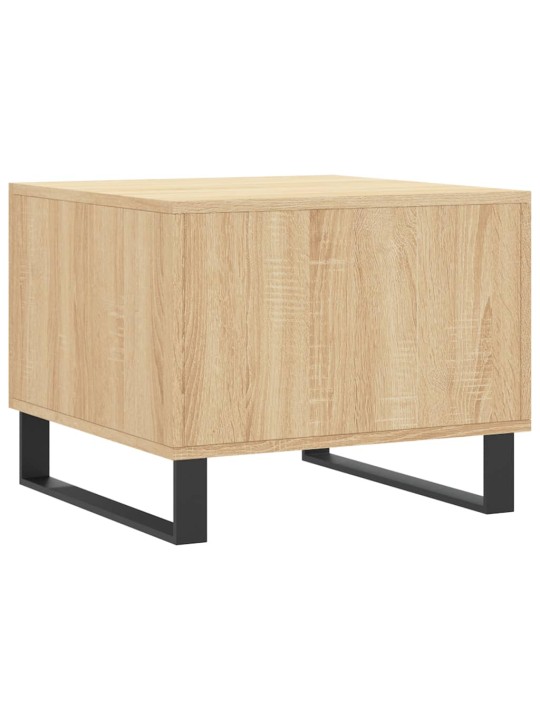 Konferenční stolky 2 ks dub sonoma 50x50x40 cm kompozitní dřevo