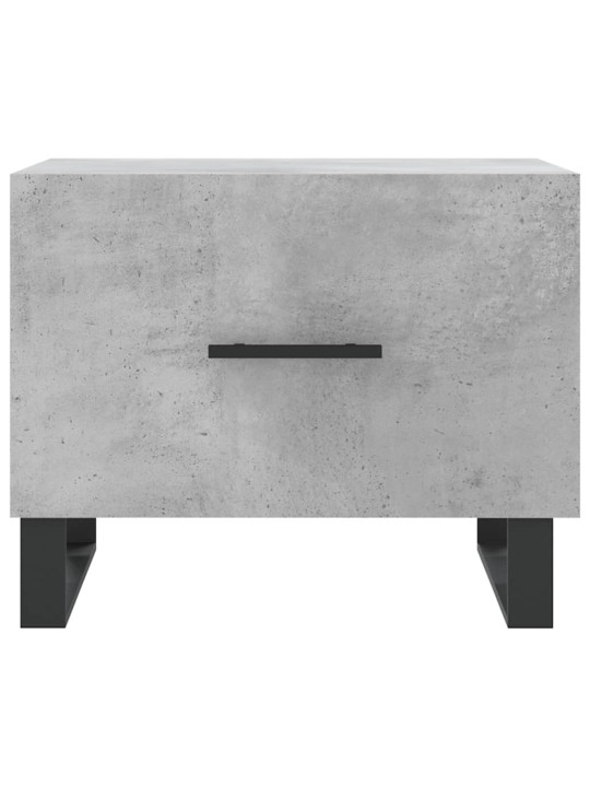 Konferenční stolek betonově šedý 50x50x40 cm kompozitní dřevo