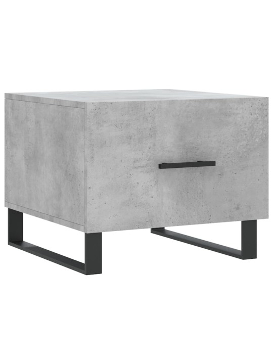 Konferenční stolky 2 ks betonově šedé 50 x 50 x 40 cm kompozit