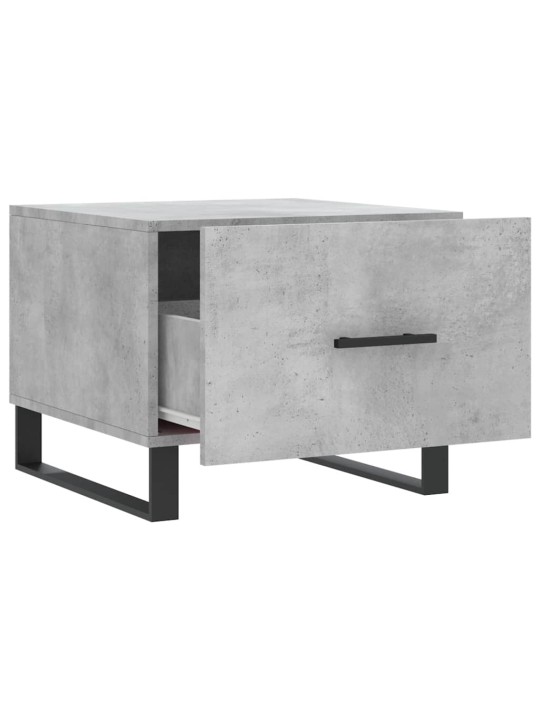 Konferenční stolky 2 ks betonově šedé 50 x 50 x 40 cm kompozit