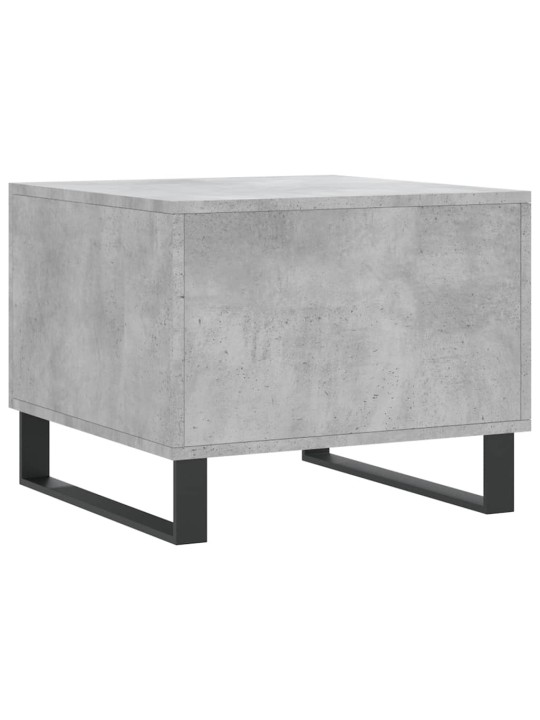 Konferenční stolky 2 ks betonově šedé 50 x 50 x 40 cm kompozit