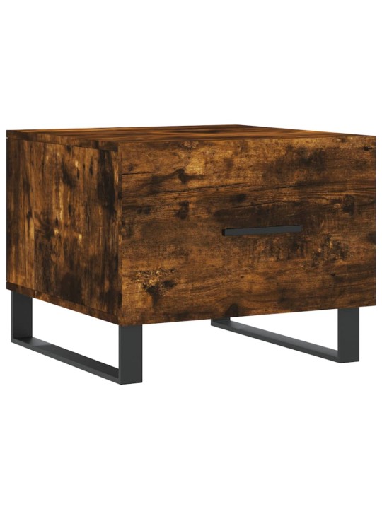 Konferenční stolky 2 ks kouřový dub 50x50x40cm kompozitní dřevo