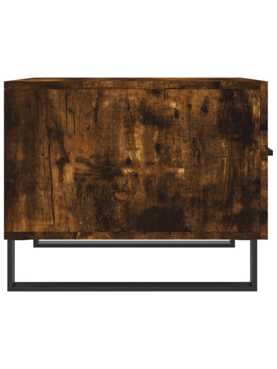 Konferenční stolky 2 ks kouřový dub 50x50x40cm kompozitní dřevo