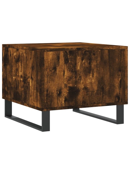 Konferenční stolky 2 ks kouřový dub 50x50x40cm kompozitní dřevo