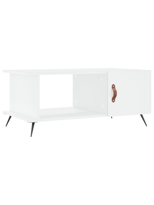 Konferenční stolek bílý 90 x 50 x 40 cm kompozitní dřevo