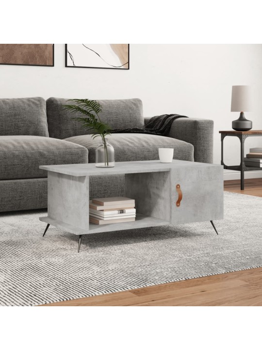 Konferenční stolek betonově šedý 90x50x40 cm kompozitní dřevo