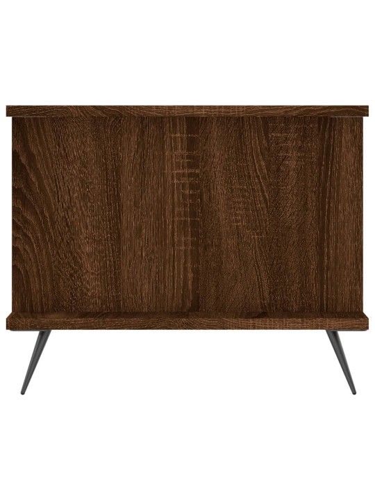 Konferenční stolek hnědý dub 90 x 50 x 40 cm kompozitní dřevo