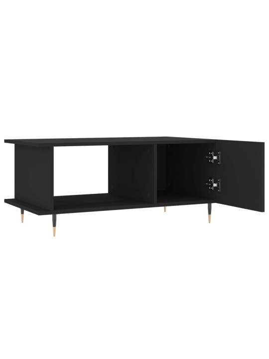 Konferenční stolek černý 90 x 50 x 40 cm kompozitní dřevo