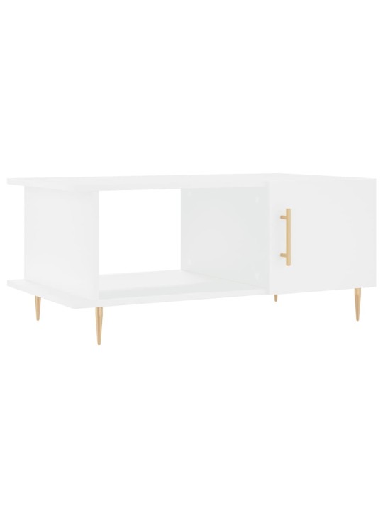 Konferenční stolek bílý 90 x 50 x 40 cm kompozitní dřevo