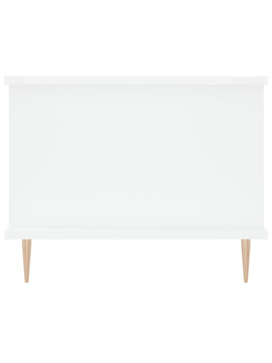 Konferenční stolek bílý 90 x 50 x 40 cm kompozitní dřevo