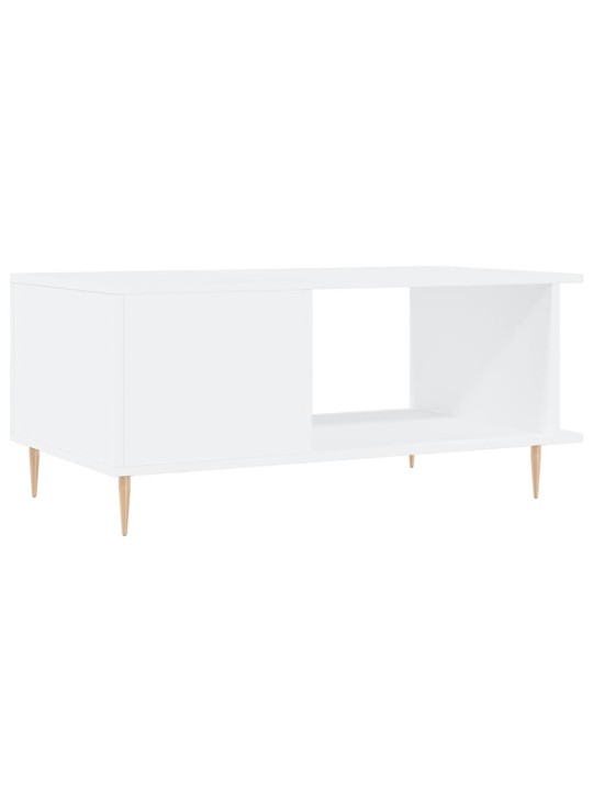 Konferenční stolek bílý 90 x 50 x 40 cm kompozitní dřevo