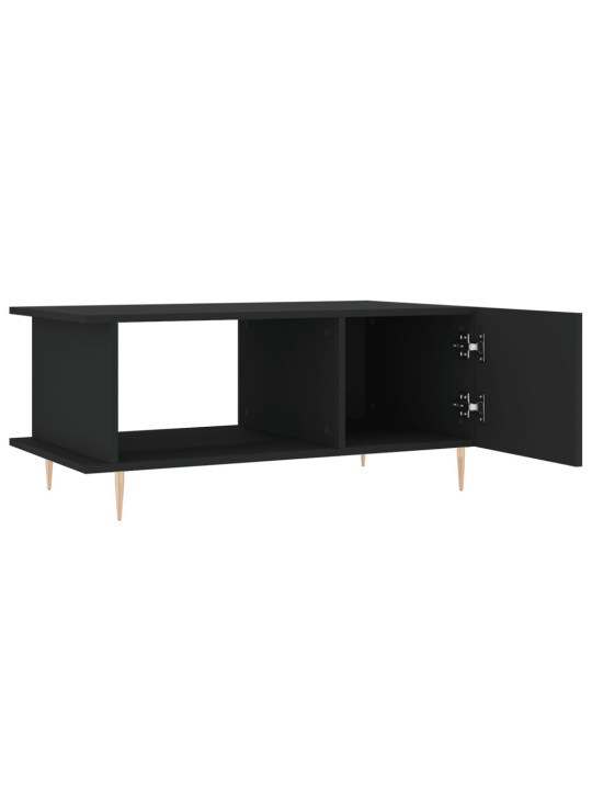 Konferenční stolek černý 90 x 50 x 40 cm kompozitní dřevo