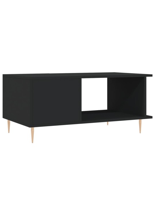 Konferenční stolek černý 90 x 50 x 40 cm kompozitní dřevo