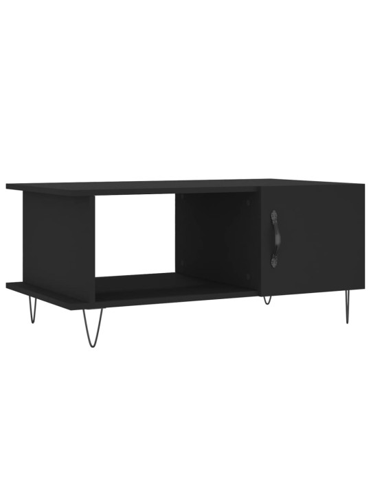 Konferenční stolek černý 90 x 50 x 40 cm kompozitní dřevo