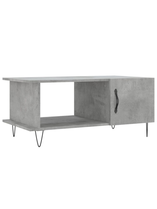 Konferenční stolek betonově šedý 90x50x40 cm kompozitní dřevo