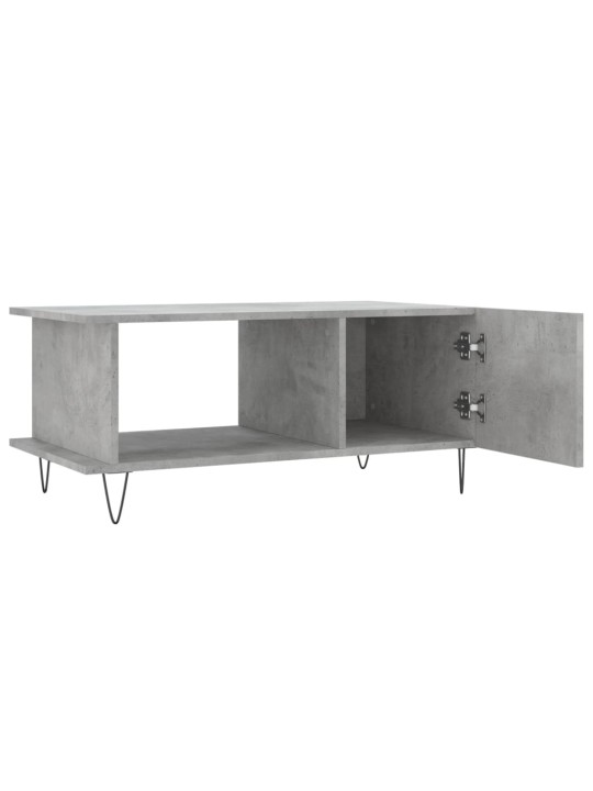 Konferenční stolek betonově šedý 90x50x40 cm kompozitní dřevo