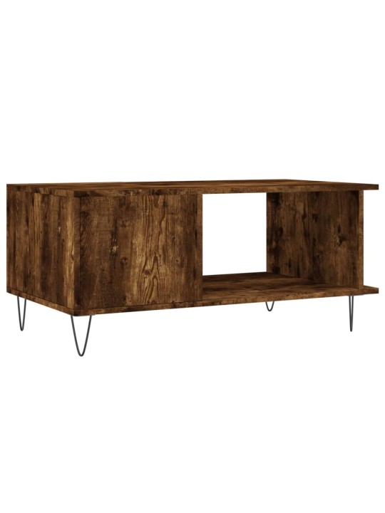 Konferenční stolek kouřový dub 90 x 50 x 40 cm kompozitní dřevo