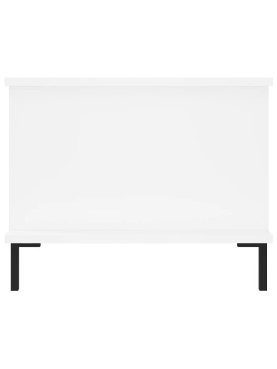 Konferenční stolek bílý 90 x 50 x 40 cm kompozitní dřevo