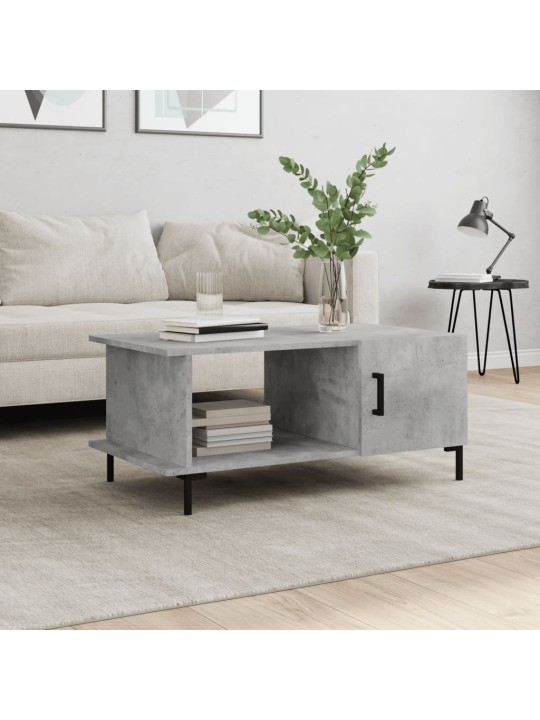 Konferenční stolek betonově šedý 90x50x40 cm kompozitní dřevo