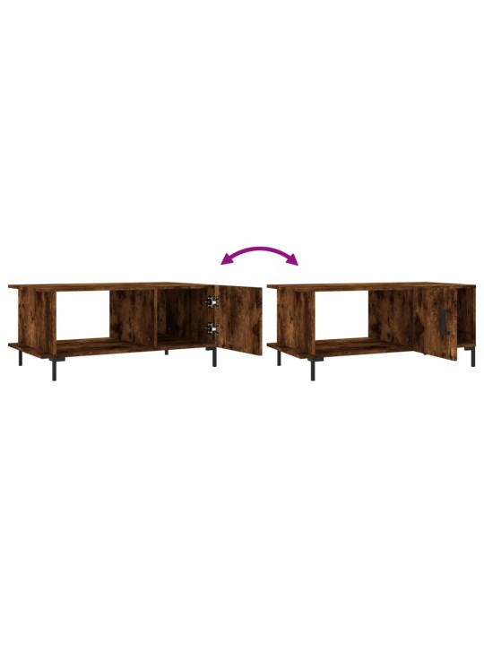 Konferenční stolek kouřový dub 90 x 50 x 40 cm kompozitní dřevo