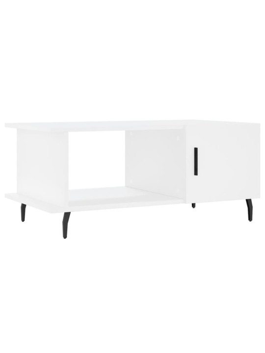 Konferenční stolek bílý 90 x 50 x 40 cm kompozitní dřevo