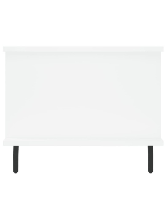 Konferenční stolek bílý 90 x 50 x 40 cm kompozitní dřevo