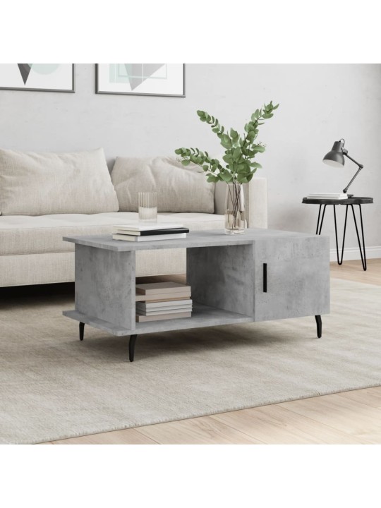 Konferenční stolek betonově šedý 90x50x40 cm kompozitní dřevo