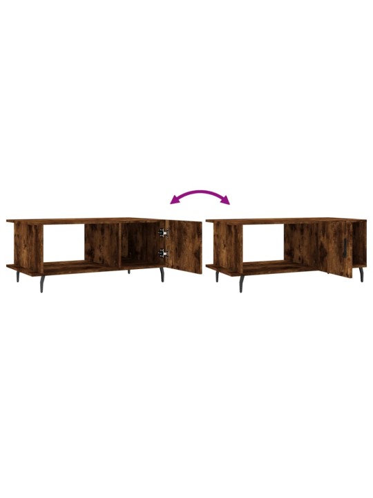 Konferenční stolek kouřový dub 90 x 50 x 40 cm kompozitní dřevo