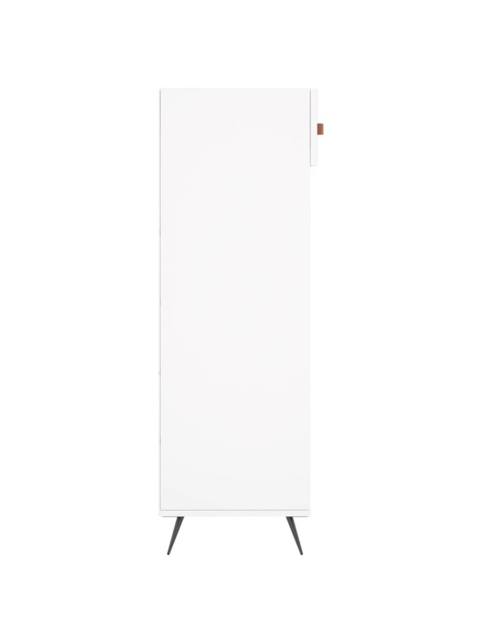 Botník bílý 60 x 35 x 105 cm kompozitní dřevo