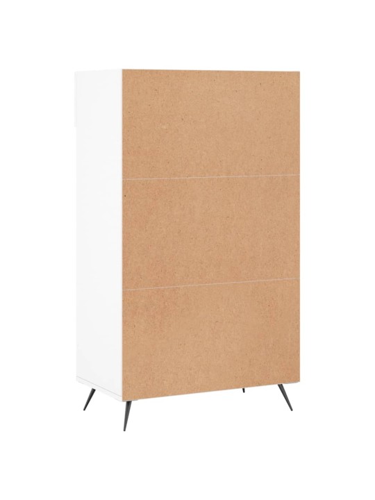 Botník bílý 60 x 35 x 105 cm kompozitní dřevo