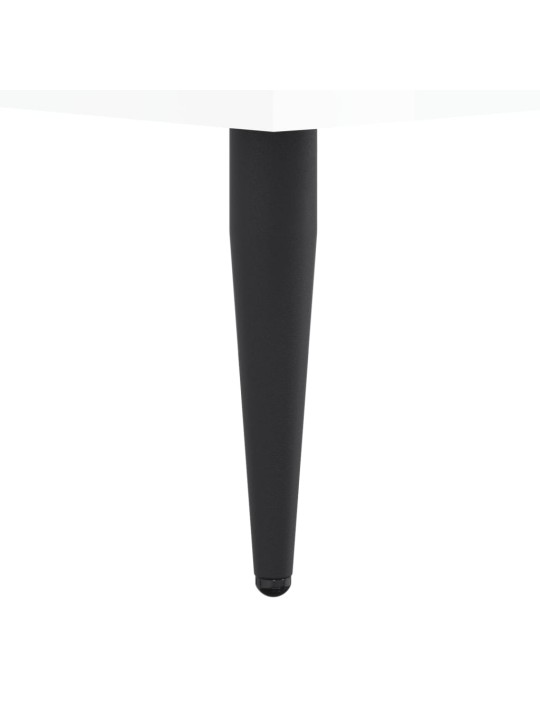Botník bílý s vysokým leskem 60 x 35 x 105 cm kompozitní dřevo