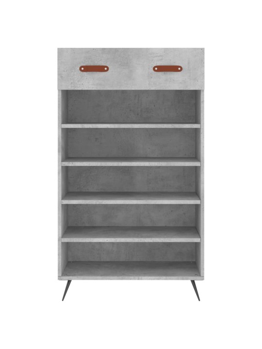 Botník betonově šedý 60 x 35 x 105 cm kompozitní dřevo