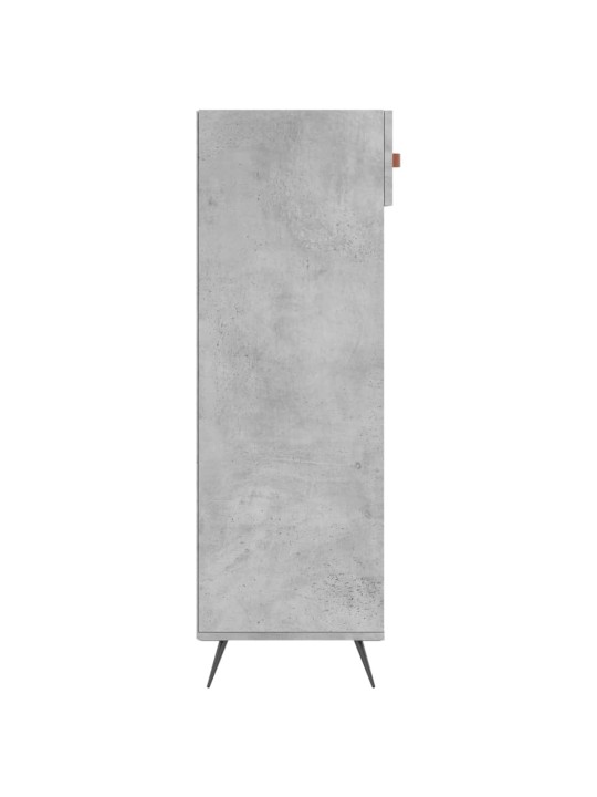 Botník betonově šedý 60 x 35 x 105 cm kompozitní dřevo