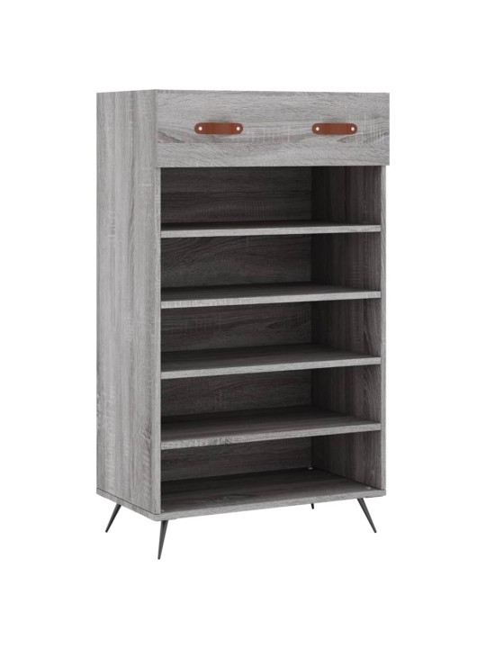 Botník šedý sonoma 60 x 35 x 105 cm kompozitní dřevo