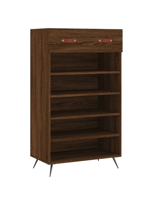 Botník hnědý dub 60 x 35 x 105 cm kompozitní dřevo