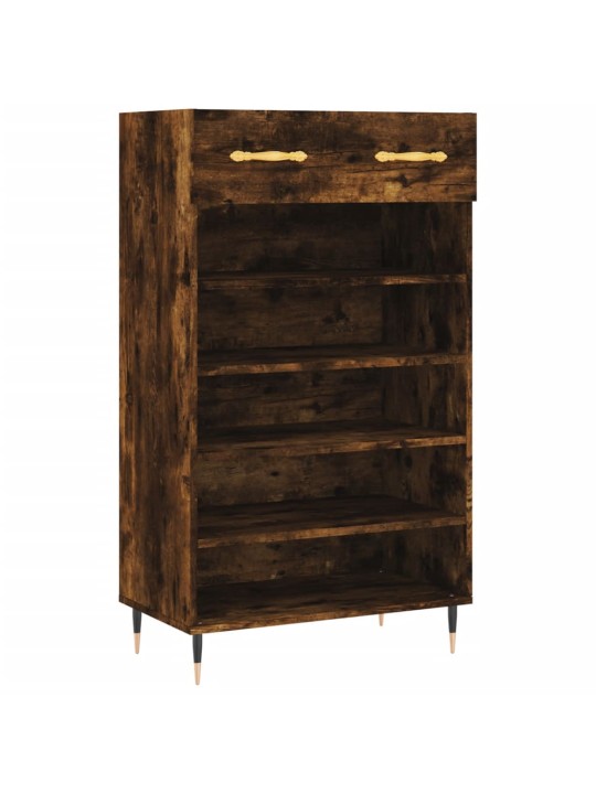 Botník kouřový dub 60 x 35 x 105 cm kompozitní dřevo