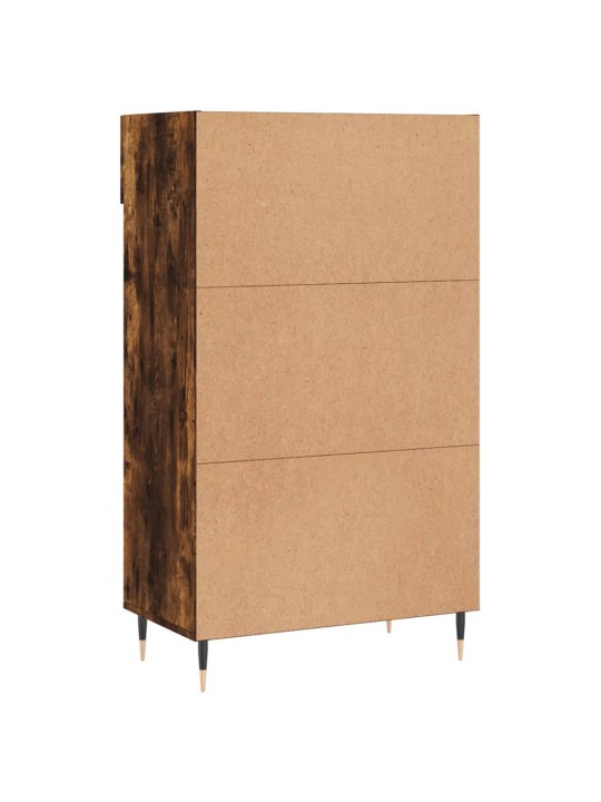 Botník kouřový dub 60 x 35 x 105 cm kompozitní dřevo